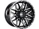 Impact Wheels 819 Gloss Black Milled 6-Lug Wheel; 18x9; 0mm Offset (07-13 Silverado 1500)