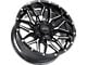 Impact Wheels 819 Gloss Black Milled 6-Lug Wheel; 18x9; 0mm Offset (07-13 Silverado 1500)