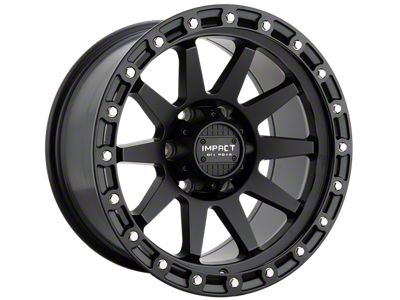 Impact Wheels 882 Satin Black 6-Lug Wheel; 17x9; 0mm Offset (07-13 Silverado 1500)