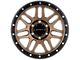 Impact Wheels 883 Bronze with Black Bead 6-Lug Wheel; 17x9; 0mm Offset (07-13 Silverado 1500)