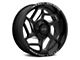 Impact Wheels 826 Gloss Black Milled 6-Lug Wheel; 20x10; -12mm Offset (07-14 Tahoe)