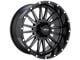 Impact Wheels 833 Gloss Black Milled 6-Lug Wheel; 17x9; -12mm Offset (07-14 Tahoe)