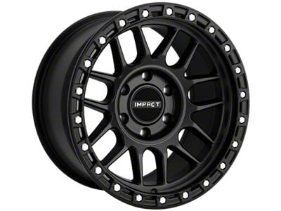 Impact Wheels 8808 Satin Black 6-Lug Wheel; 17x9; 0mm Offset (07-14 Tahoe)