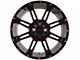 Impact Wheels 805 Gloss Black and Red Milled 6-Lug Wheel; 20x10; -12mm Offset (07-14 Yukon)
