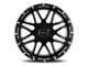 Impact Wheels 806 Gloss Black Milled 6-Lug Wheel; 22x12; -44mm Offset (07-14 Yukon)