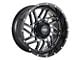 Impact Wheels 808 Gloss Black Milled 6-Lug Wheel; 20x10; -12mm Offset (09-14 F-150)