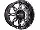 Impact Wheels 810 Gloss Black Milled 6-Lug Wheel; 17x9; 0mm Offset (09-14 F-150)