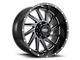 Impact Wheels 811 Gloss Black Milled 6-Lug Wheel; 20x10; -12mm Offset (09-14 F-150)