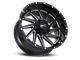 Impact Wheels 811 Gloss Black Milled 6-Lug Wheel; 20x10; -12mm Offset (09-14 F-150)