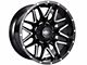 Impact Wheels 819 Gloss Black Milled 6-Lug Wheel; 17x9; 0mm Offset (09-14 F-150)