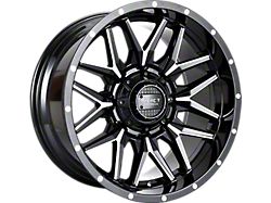 Impact Wheels 819 Gloss Black Milled 6-Lug Wheel; 17x9; -12mm Offset (09-14 F-150)