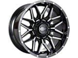 Impact Wheels 819 Gloss Black Milled 6-Lug Wheel; 18x9; 0mm Offset (09-14 F-150)