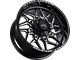 Impact Wheels 829 Gloss Black Milled 6-Lug Wheel; 20x10; -12mm Offset (09-14 F-150)
