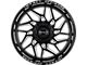 Impact Wheels 829 Gloss Black Milled 6-Lug Wheel; 20x10; -12mm Offset (09-14 F-150)