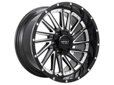 Impact Wheels 903 Gloss Black Milled 6-Lug Wheel; 20x10; -12mm Offset (09-14 F-150)