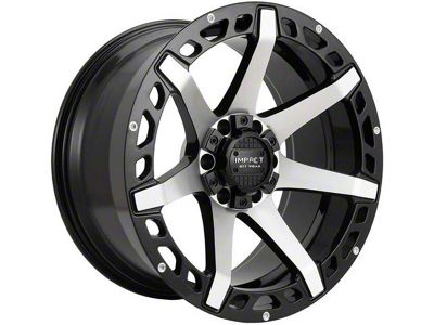 Impact Wheels 904 Gloss Black Machined 6-Lug Wheel; 20x10; -12mm Offset (09-14 F-150)