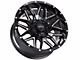 Impact Wheels 819 Gloss Black Milled 5-Lug Wheel; 17x9; -12mm Offset (09-18 RAM 1500)