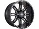 Impact Wheels 805 Gloss Black Milled 6-Lug Wheel; 20x10; -12mm Offset (14-18 Sierra 1500)