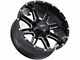 Impact Wheels 805 Gloss Black Milled 6-Lug Wheel; 20x10; -12mm Offset (14-18 Sierra 1500)