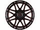 Impact Wheels 806 Gloss Black and Red Milled 6-Lug Wheel; 20x10; -12mm Offset (14-18 Sierra 1500)