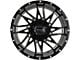 Impact Wheels 814 Gloss Black Milled 6-Lug Wheel; 20x10; -12mm Offset (14-18 Sierra 1500)