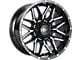 Impact Wheels 819 Gloss Black Milled 6-Lug Wheel; 18x9; 0mm Offset (14-18 Sierra 1500)