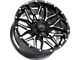 Impact Wheels 819 Gloss Black Milled 6-Lug Wheel; 18x9; 0mm Offset (14-18 Sierra 1500)