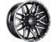 Impact Wheels 819 Gloss Black Milled 6-Lug Wheel; 18x9; -12mm Offset (14-18 Sierra 1500)