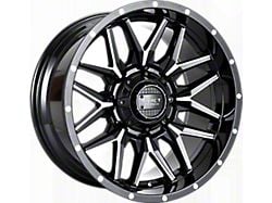 Impact Wheels 819 Gloss Black Milled 6-Lug Wheel; 18x9; -12mm Offset (14-18 Silverado 1500)