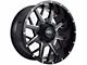 Impact Wheels 815 Gloss Black Milled 6-Lug Wheel; 20x10; -12mm Offset (15-20 F-150)