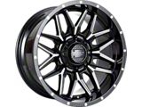 Impact Wheels 819 Gloss Black Milled 6-Lug Wheel; 18x9; 0mm Offset (15-20 F-150)