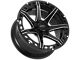 Impact Wheels 904 Gloss Black Milled 6-Lug Wheel; 20x10; -12mm Offset (15-20 F-150)