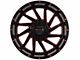 Impact Wheels 811 Gloss Black and Red Milled 6-Lug Wheel; 20x10; -12mm Offset (15-20 Tahoe)