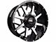Impact Wheels 815 Gloss Black Machined 6-Lug Wheel; 20x10; -12mm Offset (15-20 Tahoe)