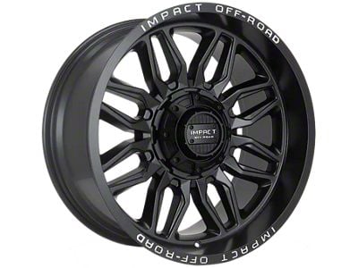 Impact Wheels 827 Matte Black 6-Lug Wheel; 20x10; -12mm Offset (15-20 Tahoe)