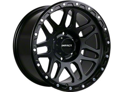 Impact Wheels 883 Satin Black 6-Lug Wheel; 17x9; -12mm Offset (24-25 Ranger)