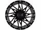 Impact Wheels 814 Gloss Black Milled 5-Lug Wheel; 17x9; 0mm Offset (94-01 RAM 1500)