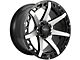 Impact Wheels 904 Gloss Black Machined 6-Lug Wheel; 20x10; -12mm Offset (99-06 Sierra 1500)