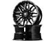 Impact Wheels 819 Gloss Black Milled 6-Lug Wheel; 20x10; -12mm Offset (99-06 Silverado 1500)