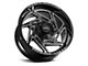 Impact Wheels 830 Gloss Black Milled 6-Lug Wheel; 20x10; -12mm Offset (99-06 Silverado 1500)