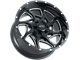 Impact Wheels 832 Gloss Black Milled 6-Lug Wheel; 20x10; -12mm Offset (99-06 Silverado 1500)