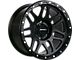 Impact Wheels 883 Satin Black 6-Lug Wheel; 17x9; -12mm Offset (99-06 Silverado 1500)