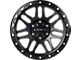 Impact Wheels 883 Satin Black 6-Lug Wheel; 17x9; -12mm Offset (99-06 Silverado 1500)