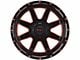 Impact Wheels 804 Gloss Black and Red Milled 6-Lug Wheel; 20x10; -12mm Offset (23-24 Canyon)