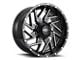 Impact Wheels 809 Gloss Black Milled 6-Lug Wheel; 20x10; -12mm Offset (23-24 Canyon)