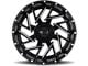 Impact Wheels 809 Gloss Black Milled 6-Lug Wheel; 20x10; -12mm Offset (23-24 Canyon)