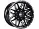 Impact Wheels 819 Gloss Black Milled 6-Lug Wheel; 17x9; 0mm Offset (23-24 Canyon)