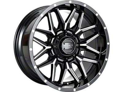 Impact Wheels 819 Gloss Black Milled 6-Lug Wheel; 18x9; 0mm Offset (23-25 Canyon)