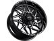 Impact Wheels 829 Gloss Black Milled 6-Lug Wheel; 20x10; -12mm Offset (23-24 Canyon)