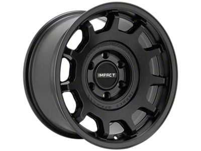 Impact Wheels 8807 Satin Black 6-Lug Wheel; 17x9; 0mm Offset (23-25 Canyon)